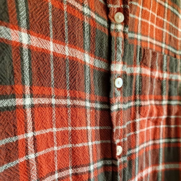 Denim & Supply Red Plaid Button Down - Picture 3 of 4